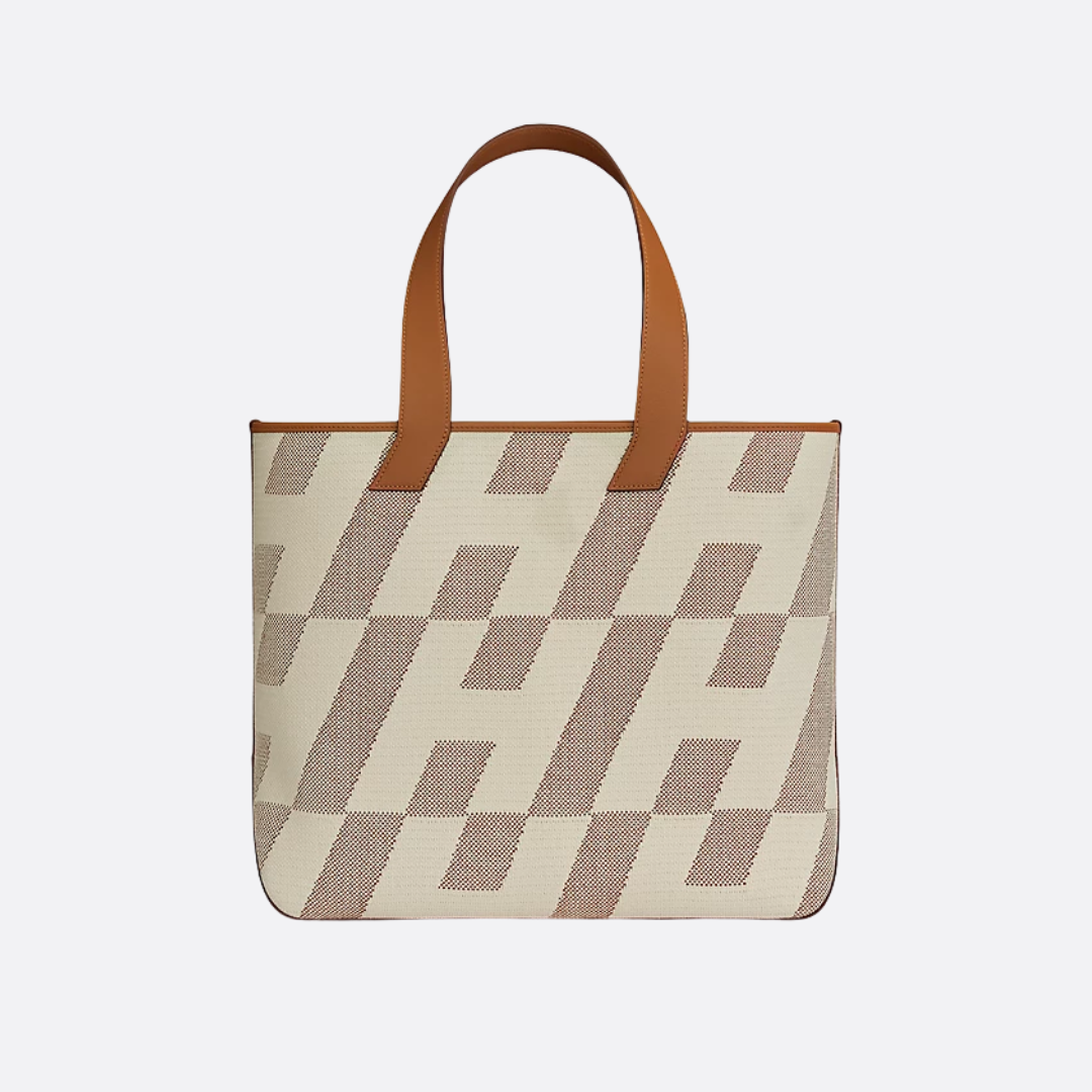 Slanted H Shopping Tote 40 By Hermès