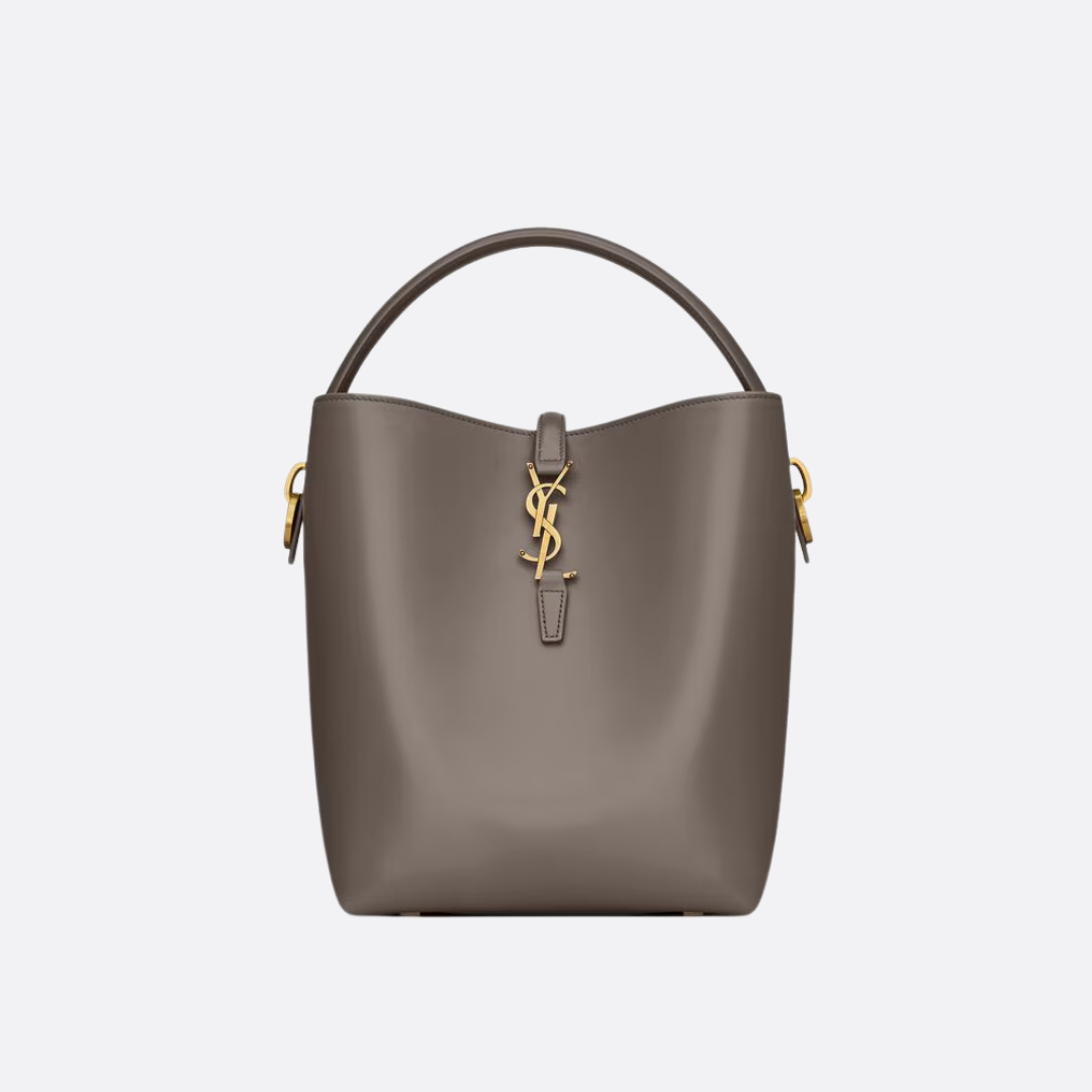 Saint Laurent Le 37 Bucket Bag In Glossy Leather