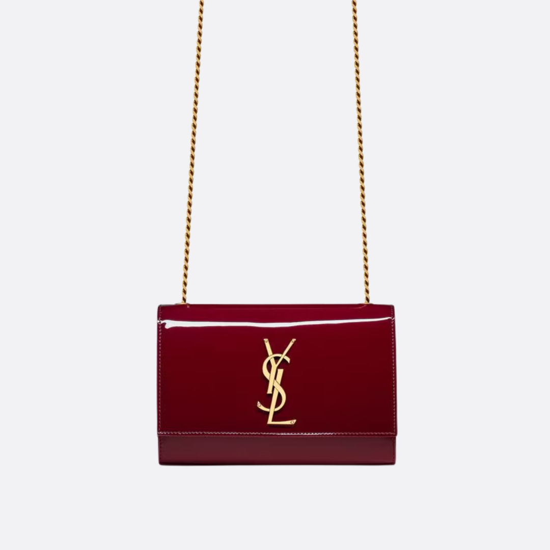 Saint Laurent Kate Small Shoulder Bag In Patent Leather