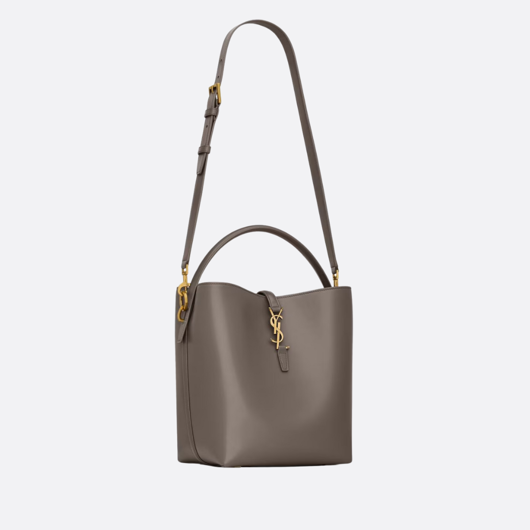 Saint Laurent Le 37 Bucket Bag In Glossy Leather