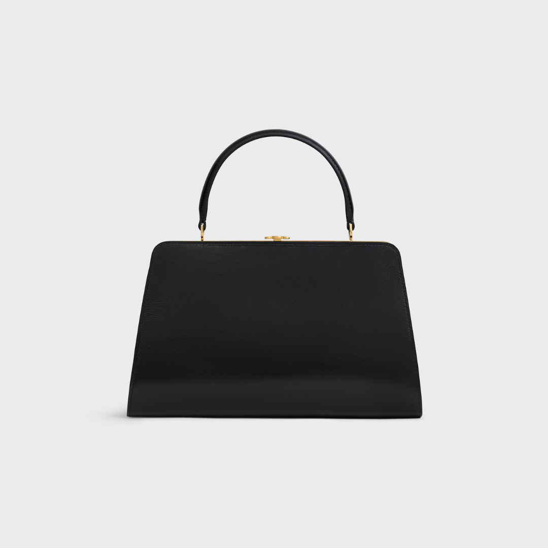Celine Antoinette Medium Bag Made From Satin-finished Calf Leather