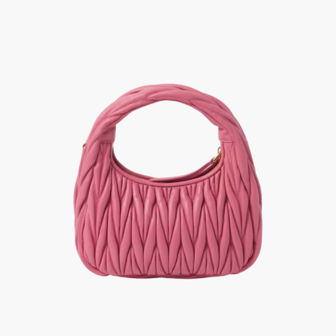 Miu Miu Wander Shoulder Bag In Matelassé Nappa Leather