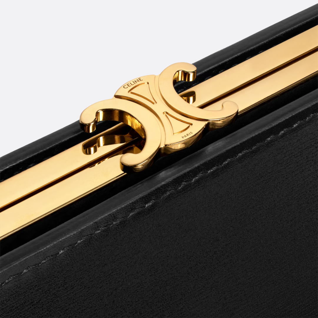 Celine Antoinette Medium Bag Made From Satin-finished Calf Leather