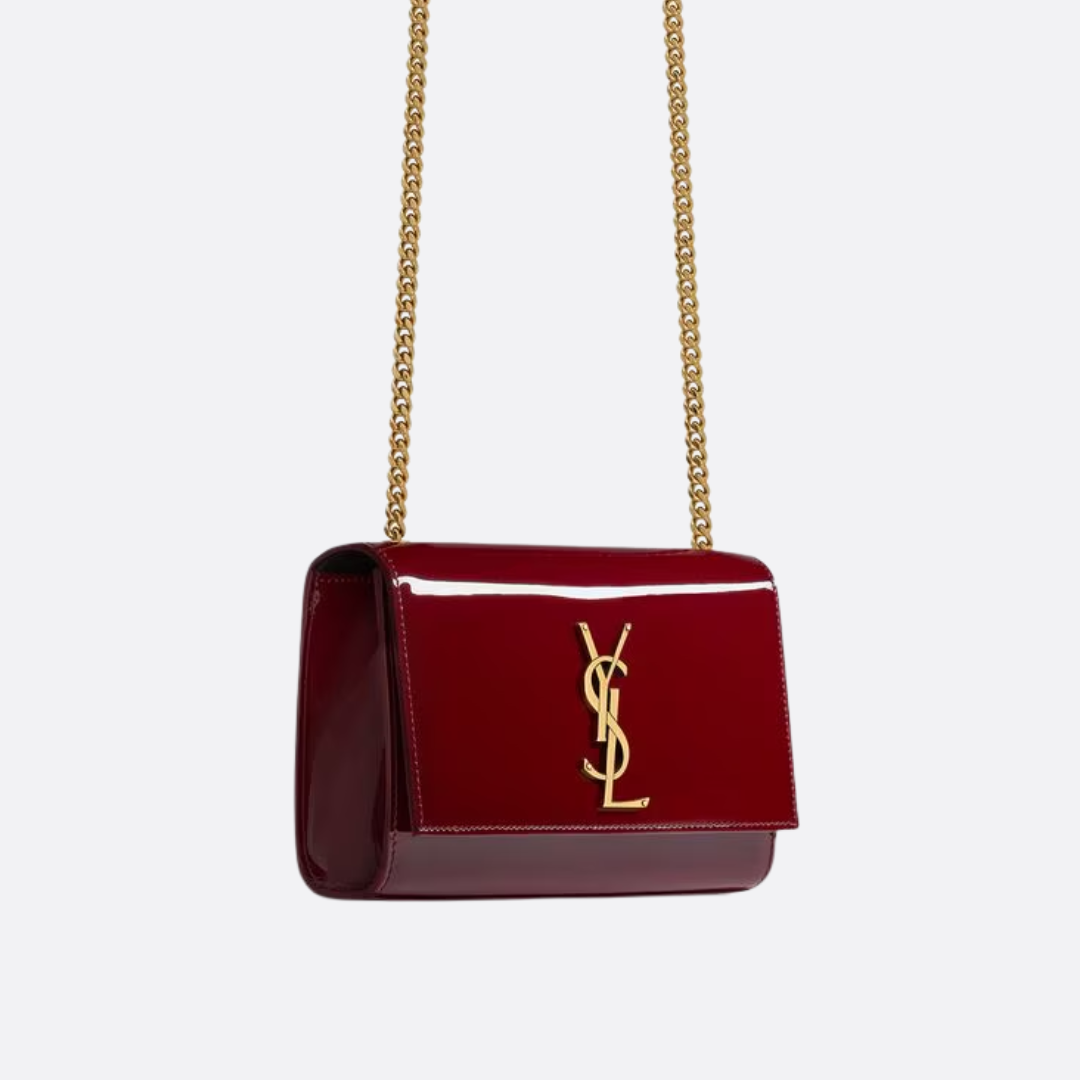 Saint Laurent Kate Small Shoulder Bag In Patent Leather